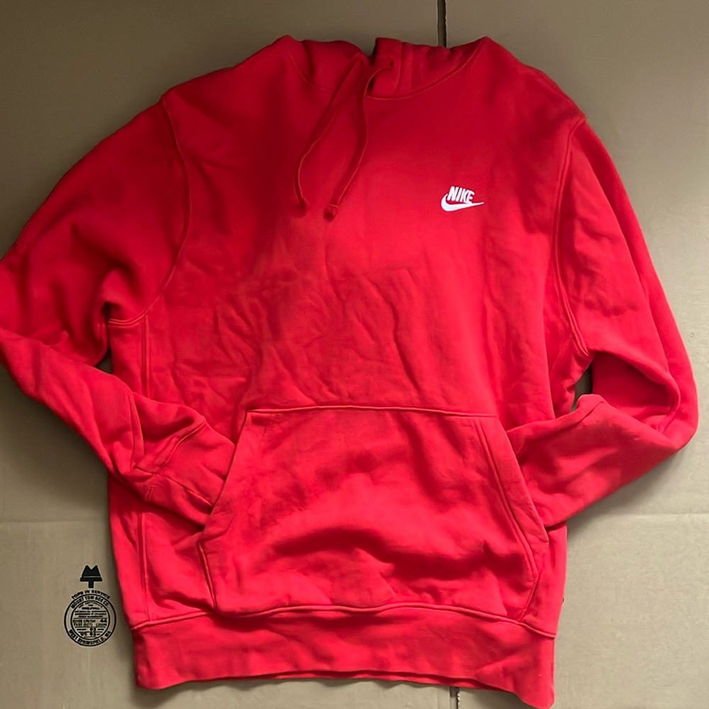 Nike Red Fleece Hoodie
